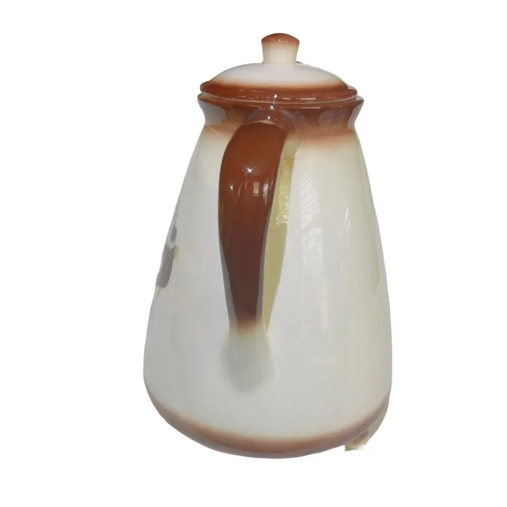 VTG 50’s Brock of California Chanticleer Rooster Coffee Pot Mid Century 9.75”x9”